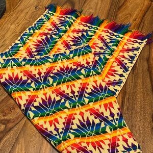 Mexican Colorful Woven Table Runner